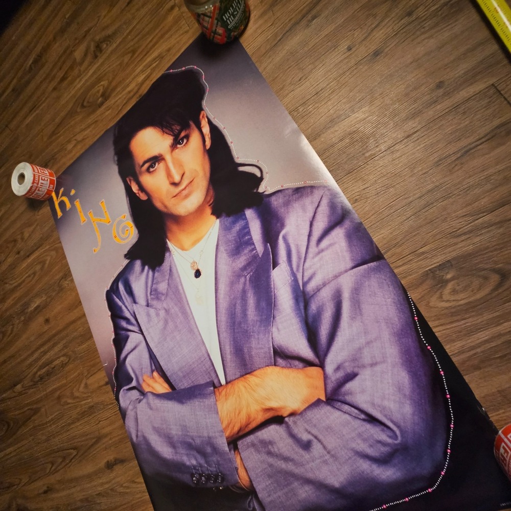 King Paul King‎ Bitter Sweet 23x35 Vintage 1986 Promo Poster CBS Records Pop - Picture 2 of 8
